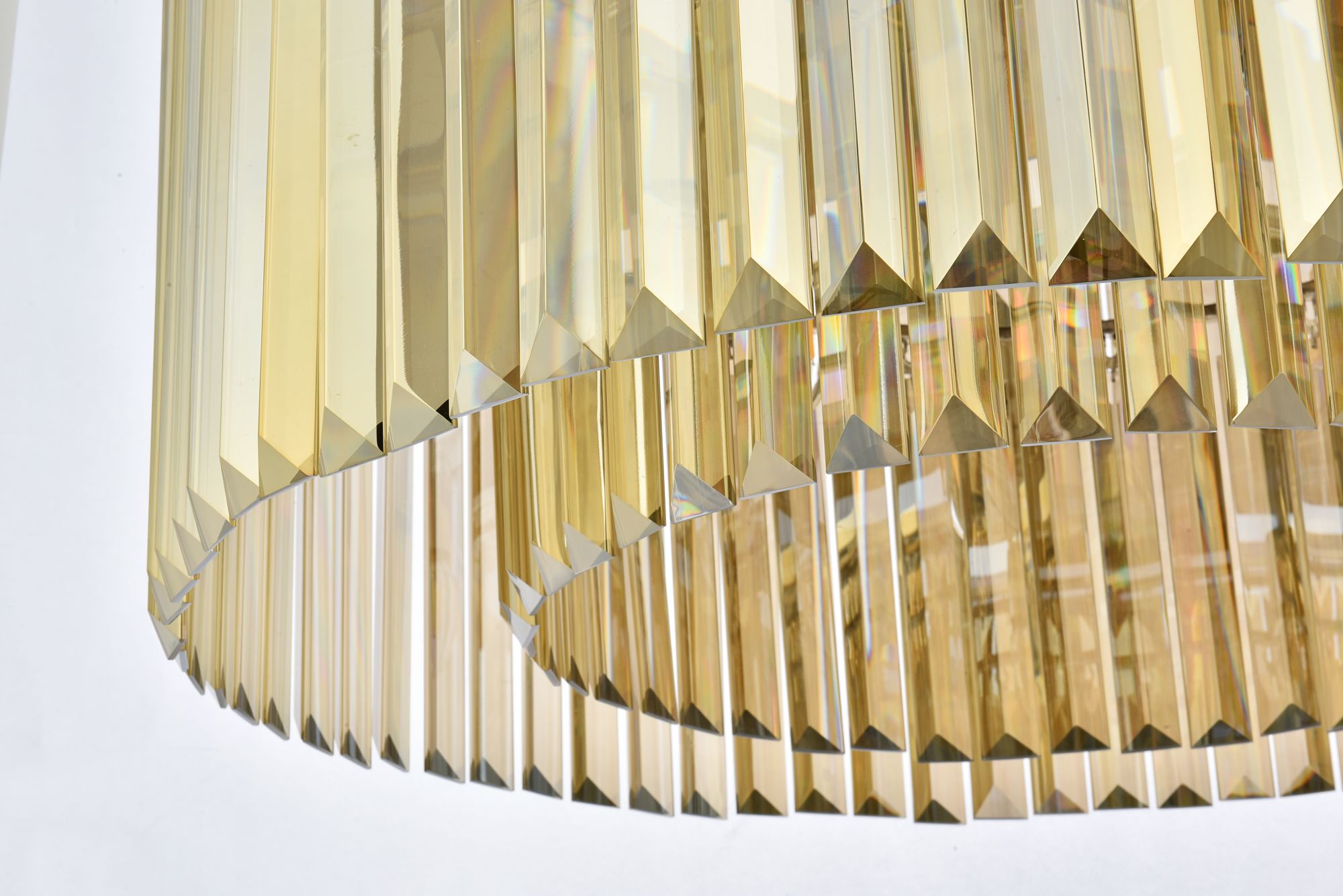 Image 5 Sydney 8 Lt Polished Nickel Chandelier (Golden Teak) more views