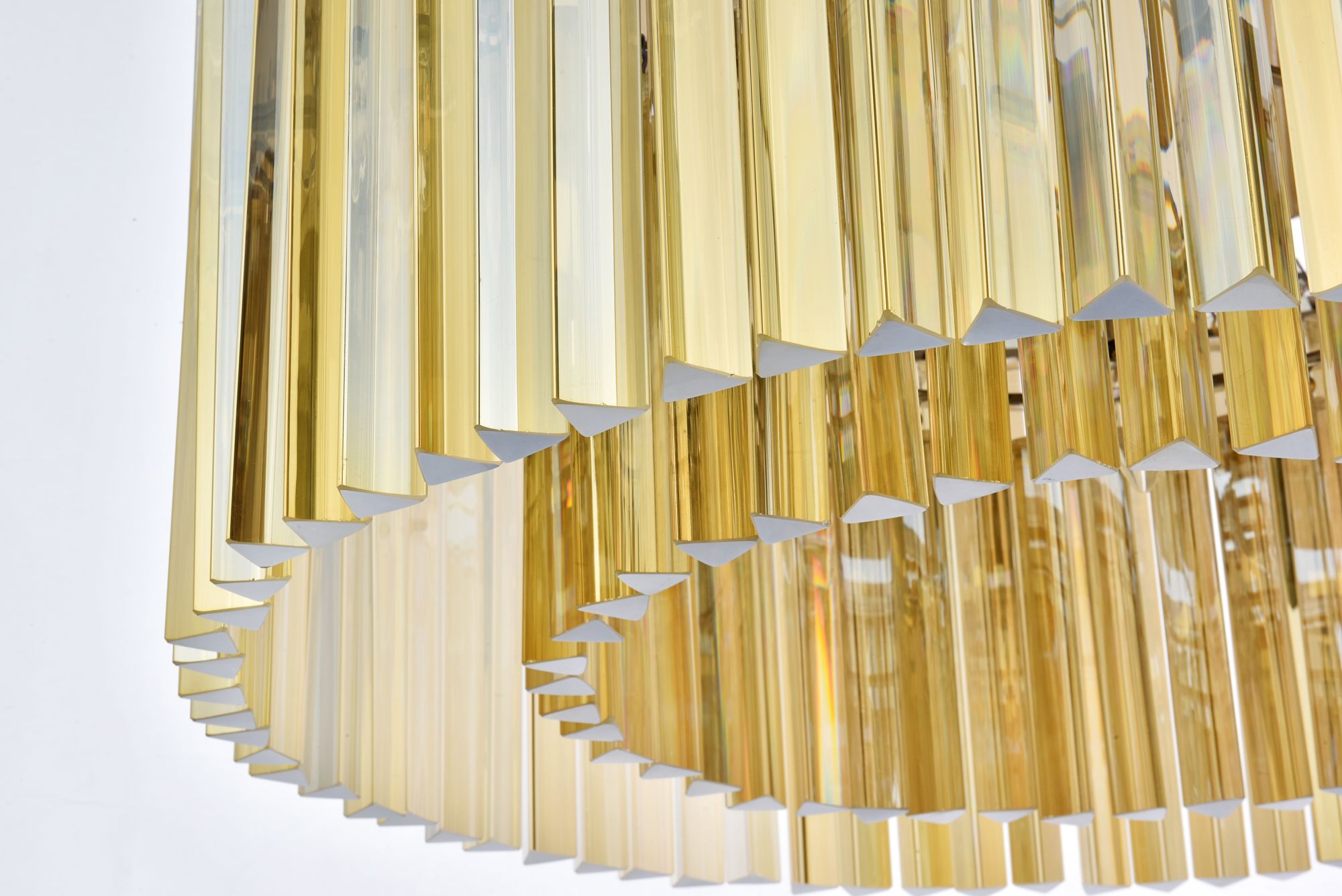 Image 5 Sydney 8 Lt Polished Nickel Chandelier Golden Teak more views