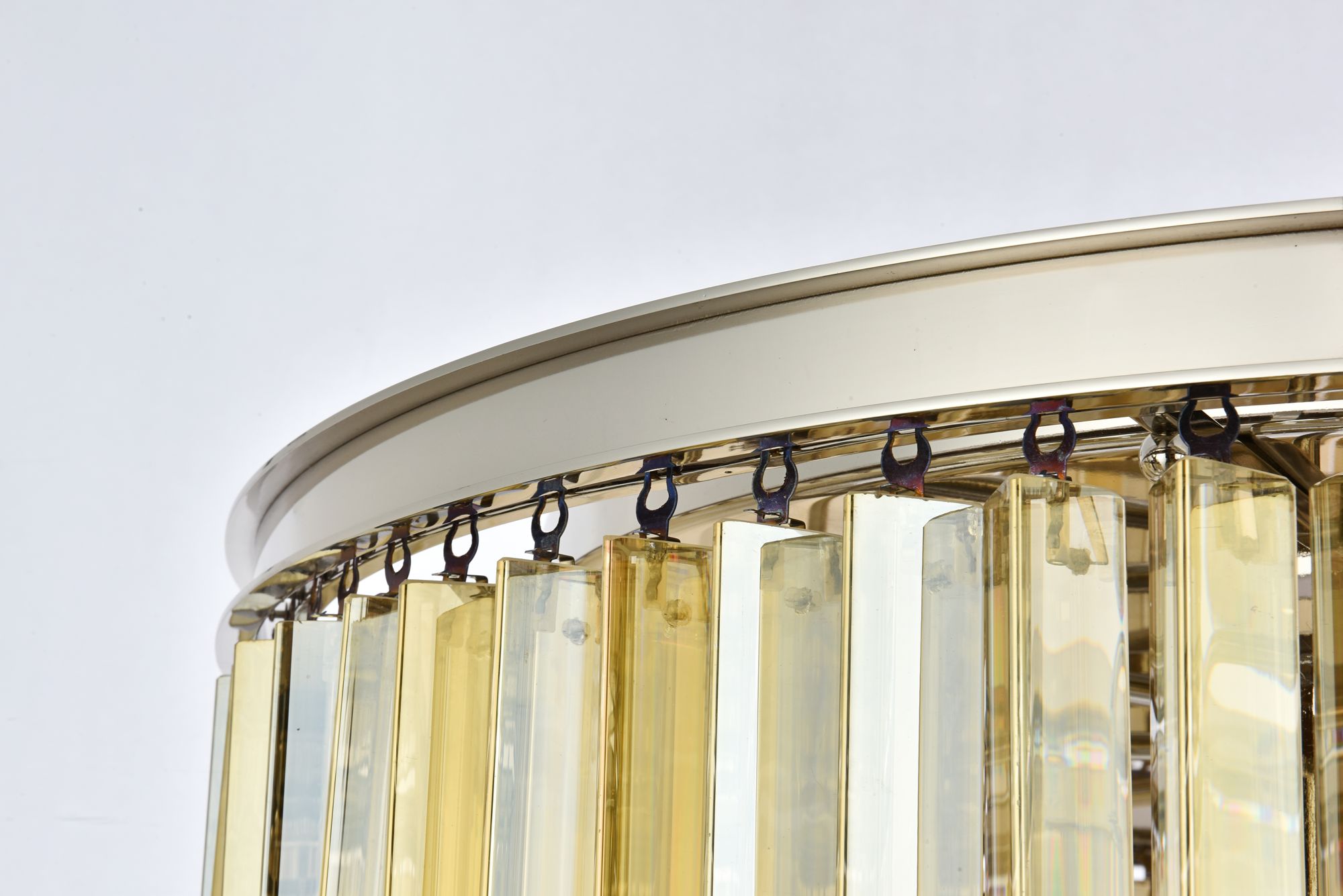 Image 6 Sydney 8 Lt Polished Nickel Chandelier Golden Teak more views