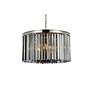 4_Sydney 8 Lt Polished Nickel Chandelier Silver Shade (Grey) more views