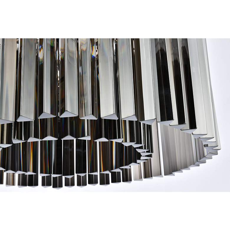 Image 5 Sydney 8 Lt Polished Nickel Chandelier Silver Shade (Grey) more views