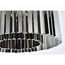 5_Sydney 8 Lt Polished Nickel Chandelier Silver Shade (Grey) more views