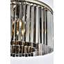 7_Sydney 8 Lt Polished Nickel Chandelier Silver Shade (Grey) more views