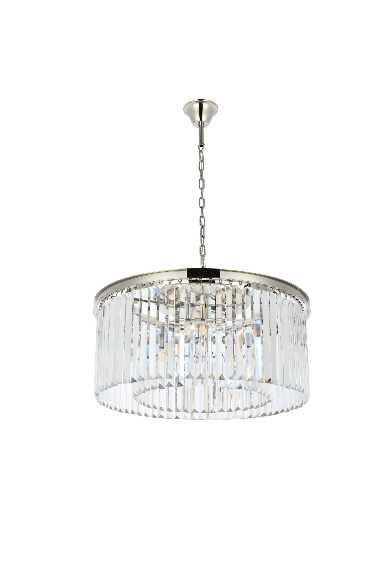 Image 3 Sydney 8 Lt Polished Nickel Chandelier more views