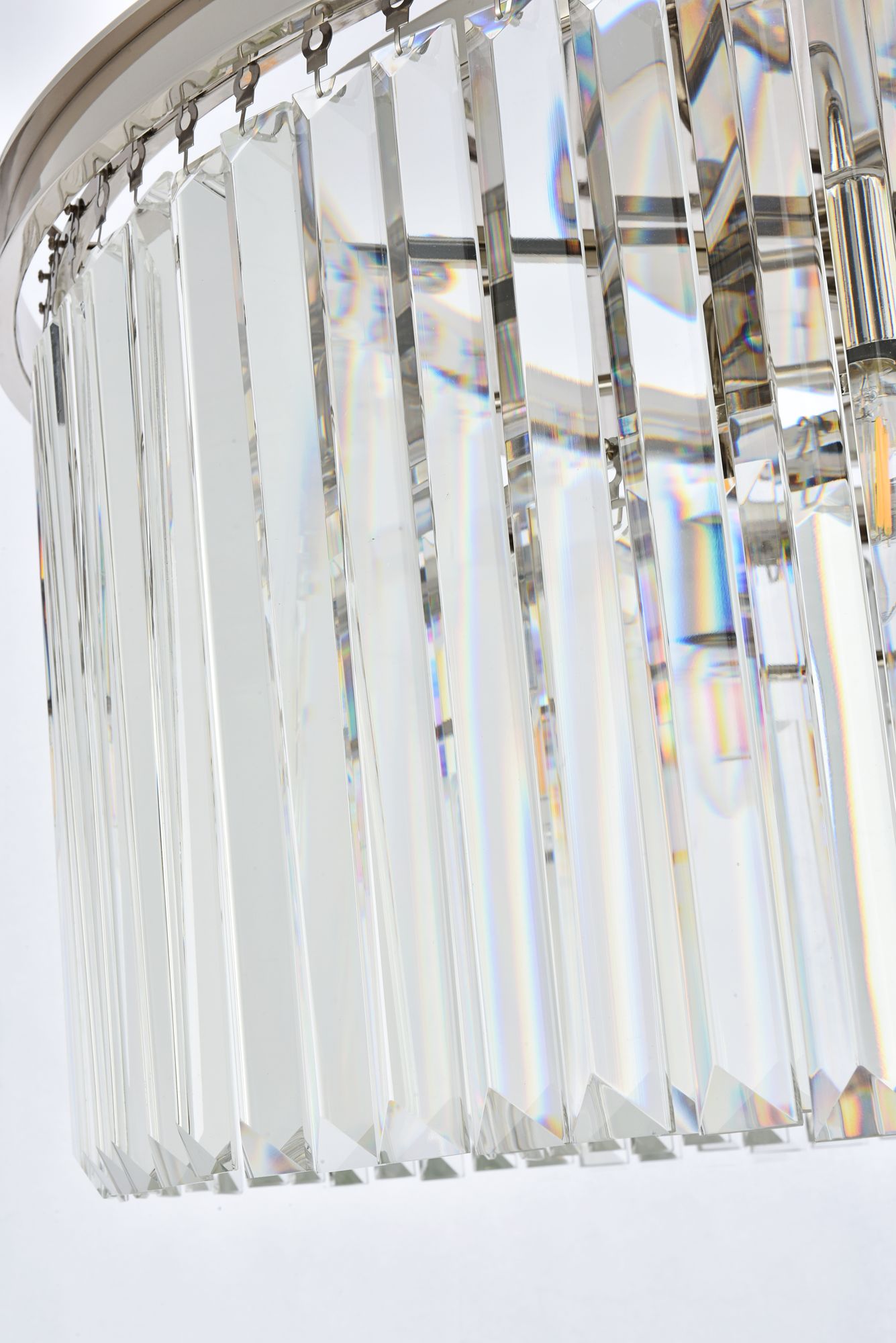 Sydney 8 Lt Polished Nickel Chandelier