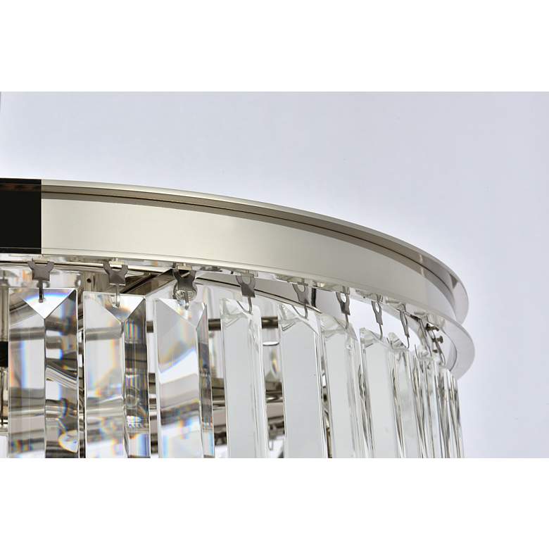 Image 6 Sydney 8 Lt Polished Nickel Flush Mount Clear more views