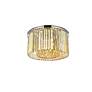 4_Sydney 8 Lt Polished Nickel Flush Mount Golden Teak more views