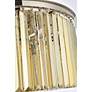 7_Sydney 8 Lt Polished Nickel Flush Mount Golden Teak more views