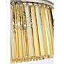 7_Sydney 8 Lt Polished Nickel Flush Mount Golden Teak more views