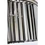 7_Sydney 8 Lt Polished Nickel Flush Mount Silver Shade (Grey) more views