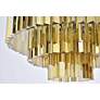 5_Sydney 9 Lt Matte Black Chandelier Golden Teak more views