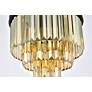 5_Sydney 9 Lt Matte Black Flush Mount Golden Teak more views