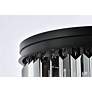 6_Sydney 9 Lt Matte Black Flush Mount Silver Shade (Grey) more views