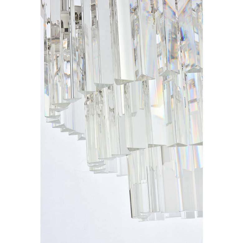 Image 5 Sydney 9 Lt Polished Nickel Chandelier Clear more views