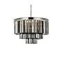 4_Sydney 9 Lt Polished Nickel Chandelier Silver Shade (Grey) more views