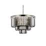 4_Sydney 9 Lt Polished Nickel Chandelier Silver Shade (Grey) more views