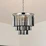 1_Sydney 9 Lt Polished Nickel Chandelier Silver Shade (Grey)