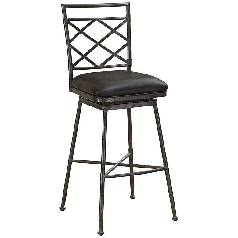 Image 1 Sydney Tobacco Bonded Leather Swivel Counter Stool