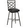 Sydney Tobacco Bonded Leather Swivel Counter Stool