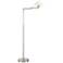 Sylas Brushed Steel Contemporary LED Floor Lamp