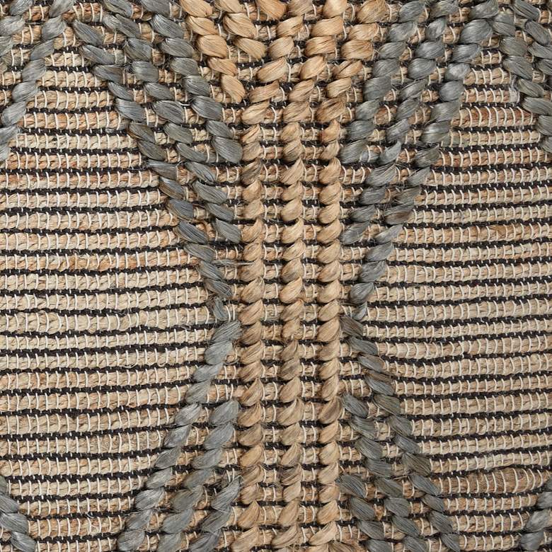 Image 3 Sylmar 5'x8' Natural and Mineral Blue Jute Area Rug more views