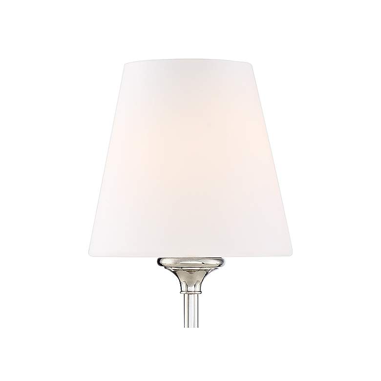 Image 2 Sylvan 23 1/4 inch Wide Opal Shades and Polished Chrome 3-Light Bath Light more views