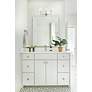 6_Sylvan 23 1/4" Wide Opal Shades and Polished Chrome 3-Light Bath Light more views
