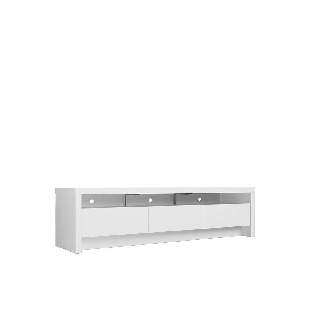 Image 3 Sylvan 70.86" Wide White Matte 3-Drawers TV Stand more views