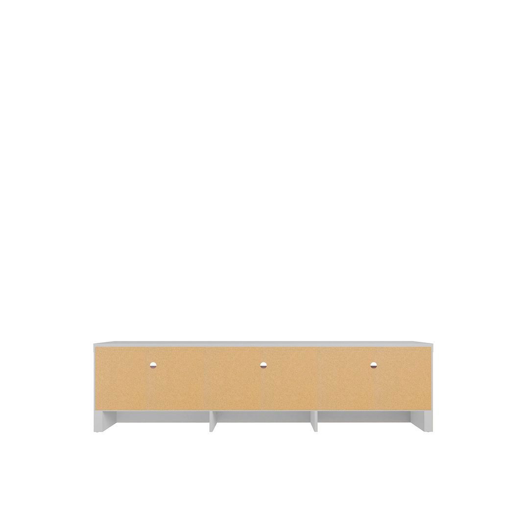 Image 5 Sylvan 70.86" Wide White Matte 3-Drawers TV Stand more views