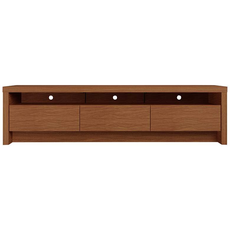 Image 2 Sylvan 70 1/2" Wide Maple Cream Wood 3-Drawer TV Stand