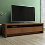 Sylvan 70 1/2" Wide Maple Cream Wood 3-Drawer TV Stand