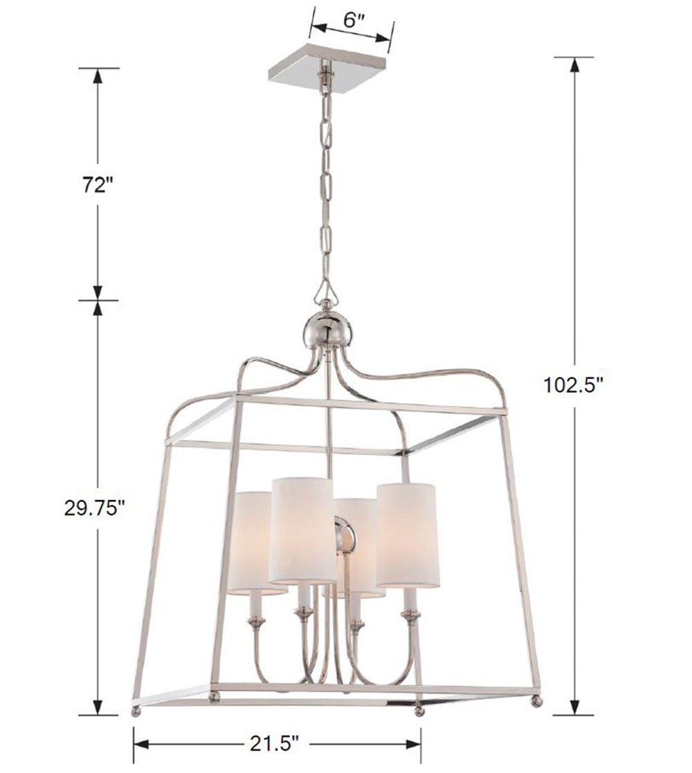 Sylvan Collection 21 1/2" Wide Small Pendant Chandelier in scene