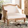 1_Sylvestra Honey Oak Wood Low Seat Accent Chair