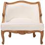 6_Sylvestra Honey Oak Wood Low Seat Accent Chair more views