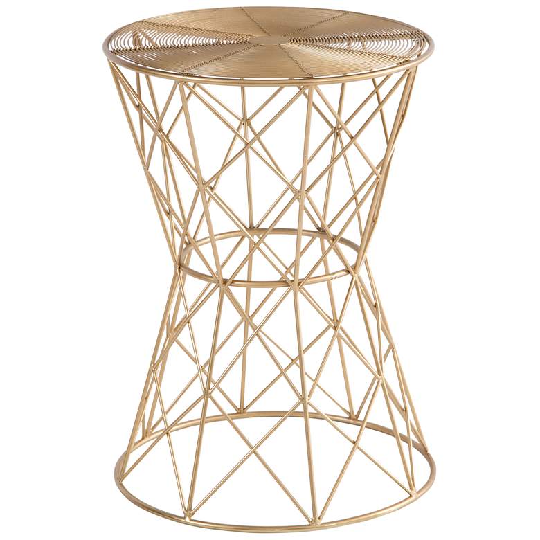 Image 1 Sylvie 18" Champagne Gold Scatter Table