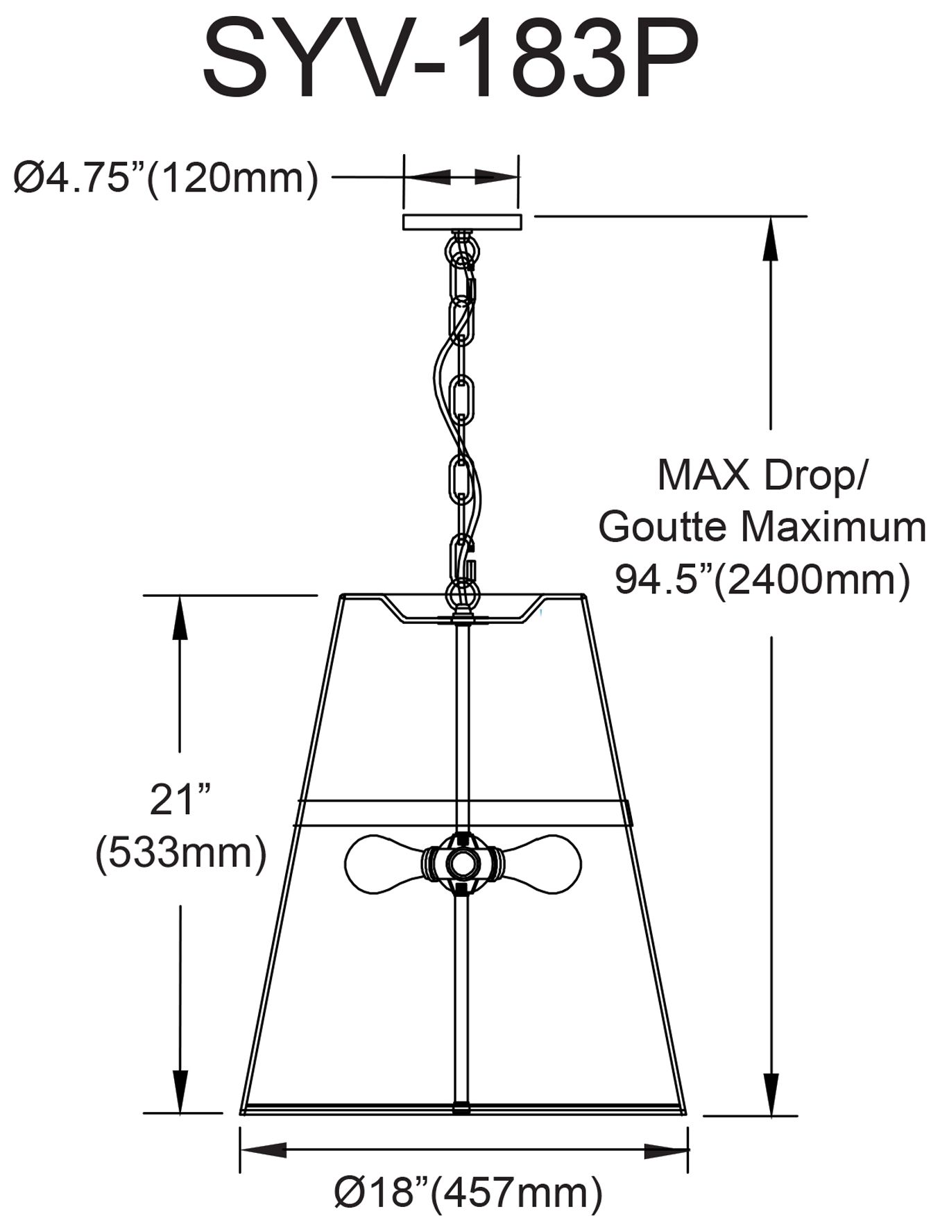 Image 3 Sylvie 18" Wide 3-Light Matte Black Finish Pendant w/ Natural Shade more views