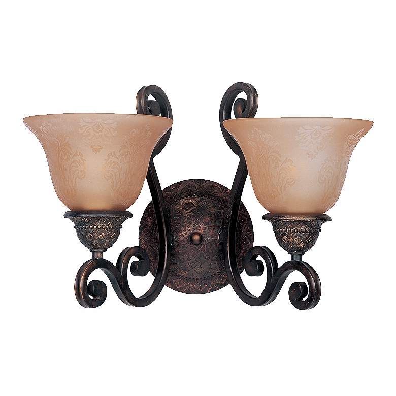 Image 1 Symphony Oil Rubbed Bronze 16" Two Light Wall Sconce