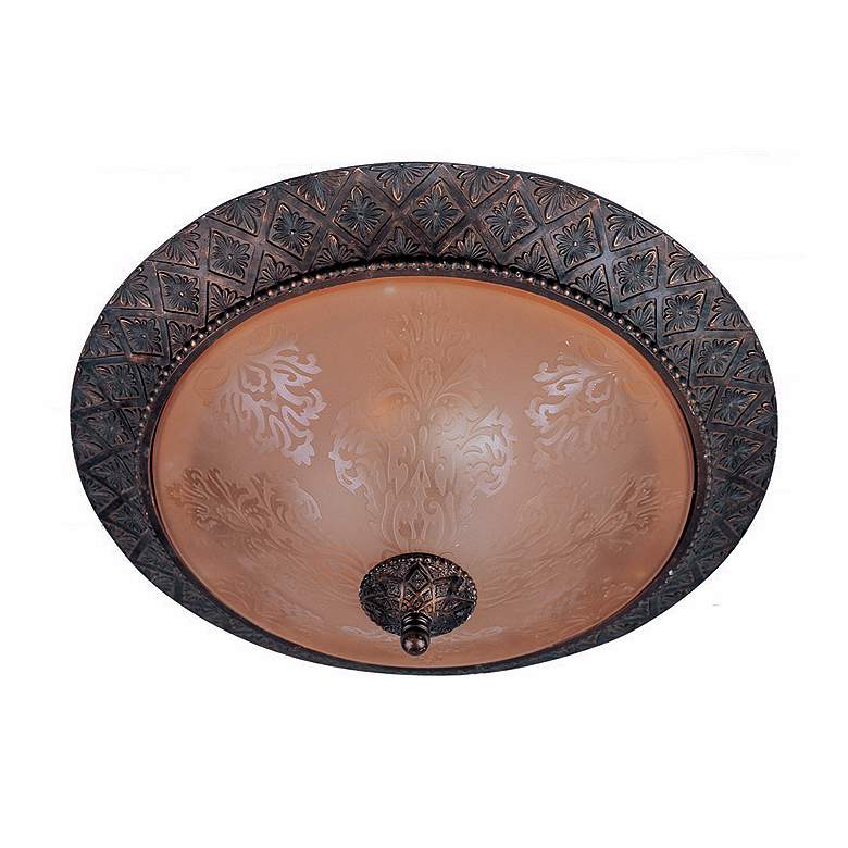 Image 1 Symphony Oil-Rubbed Bronze 19 inch Wide Ceiling Light Fixture