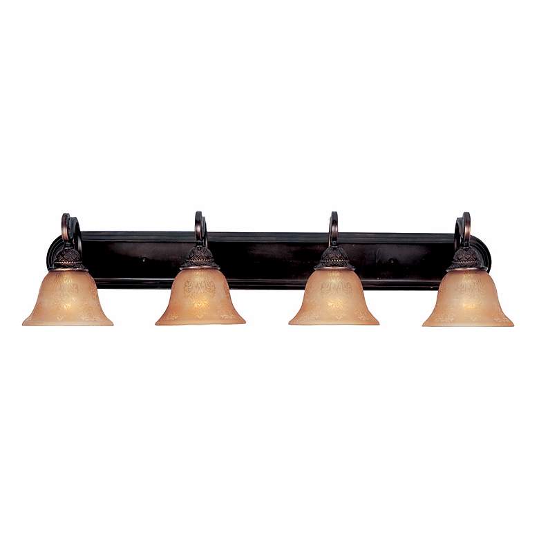 Image 2 Symphony Oil-Rubbed Bronze Four Light Bathroom Fixture