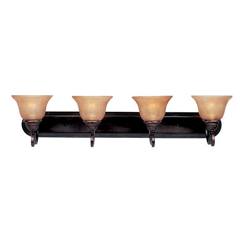 Image 3 Symphony Oil-Rubbed Bronze Four Light Bathroom Fixture more views