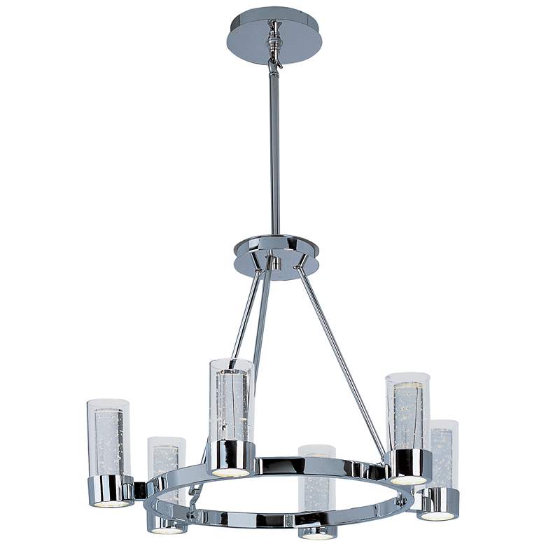 Image 1 Sync 12-Light 27.25" Wide Polished Chrome Chandelier