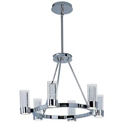Sync 12-Light 27.25" Wide Polished Chrome Chandelier