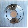 Synch 2.31"W Stainless Steel LED Recessed Puck/Cabinet Light