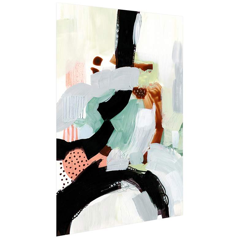 Image 3 Synchronal I 48" High Free Floating Tempered Glass Wall Art