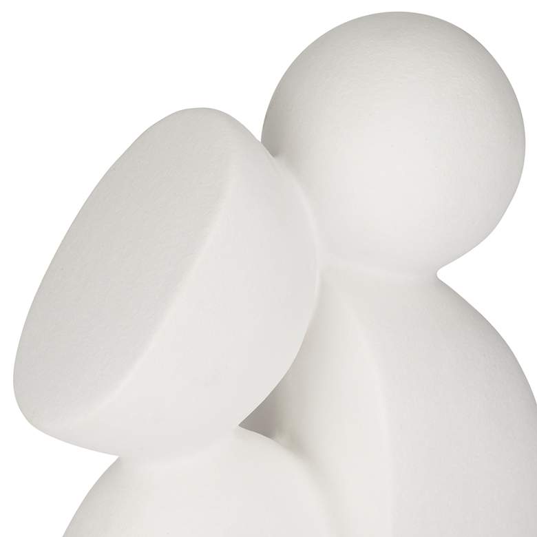 Image 3 Synchronic 9 3/4 inch High Matte White Ceramic Figurine more views