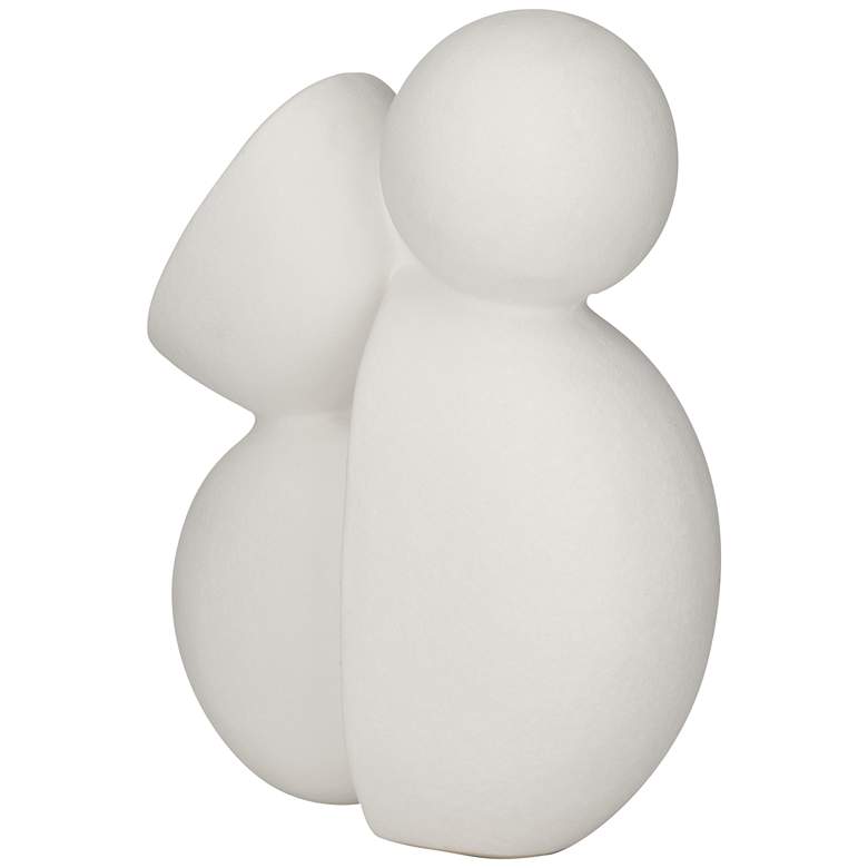 Image 4 Synchronic 9 3/4 inch High Matte White Ceramic Figurine more views