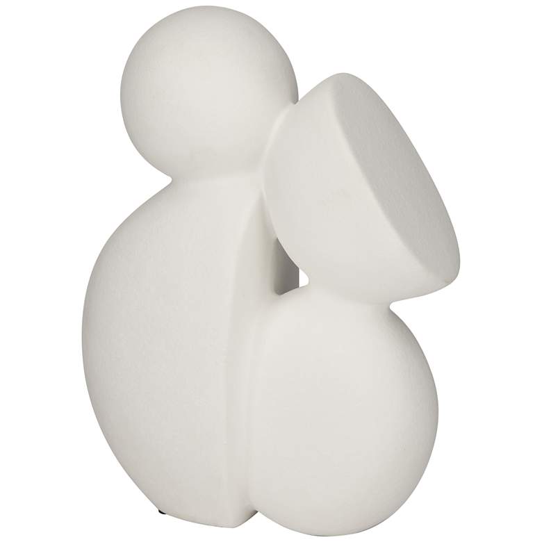 Image 6 Synchronic 9 3/4 inch High Matte White Ceramic Figurine more views