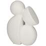 Synchronic 9 3/4" High Matte White Ceramic Figurine