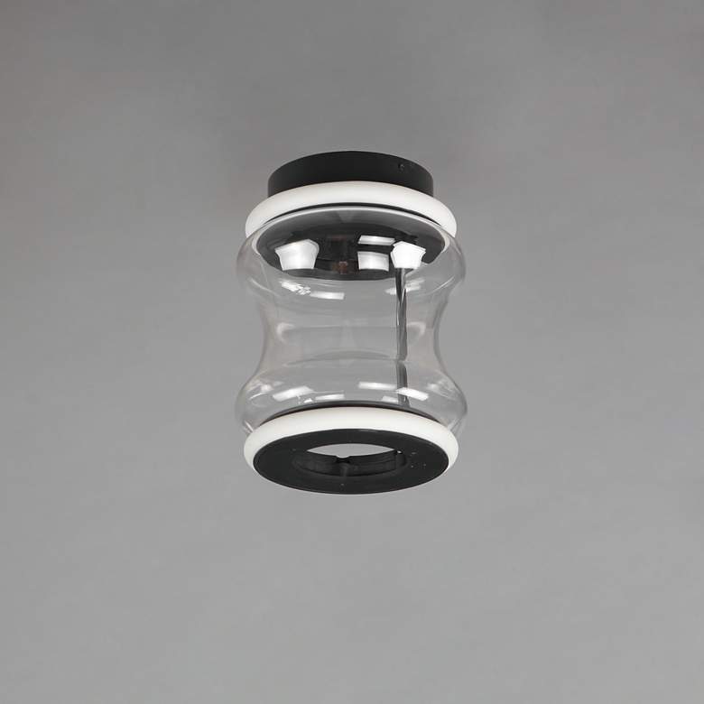 Image 3 Syndicate 2-Light Flush Mount Black more views