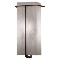 Synergy 14&quot; High Medieval Bronze and White Swirl ADA Sconce